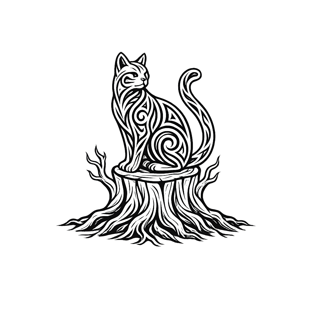 Christie Legacy Co cat and oak logo
