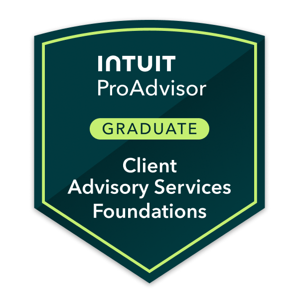 Client Advisory Services Foundations badge issued to Sierra Christie